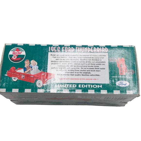 Vintage Texaco Sky Chief 1956 Ford Thunderbird Serial #07569 Gearbox Pedal Car - Picture 4 of 8